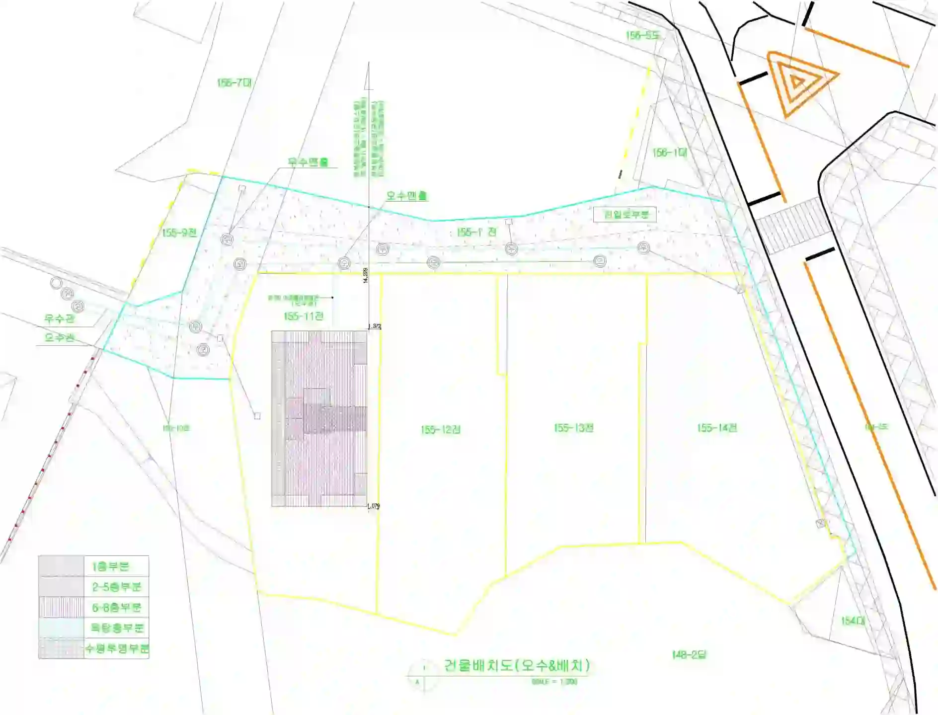 썬빌리지(D동) 배치도 이미지